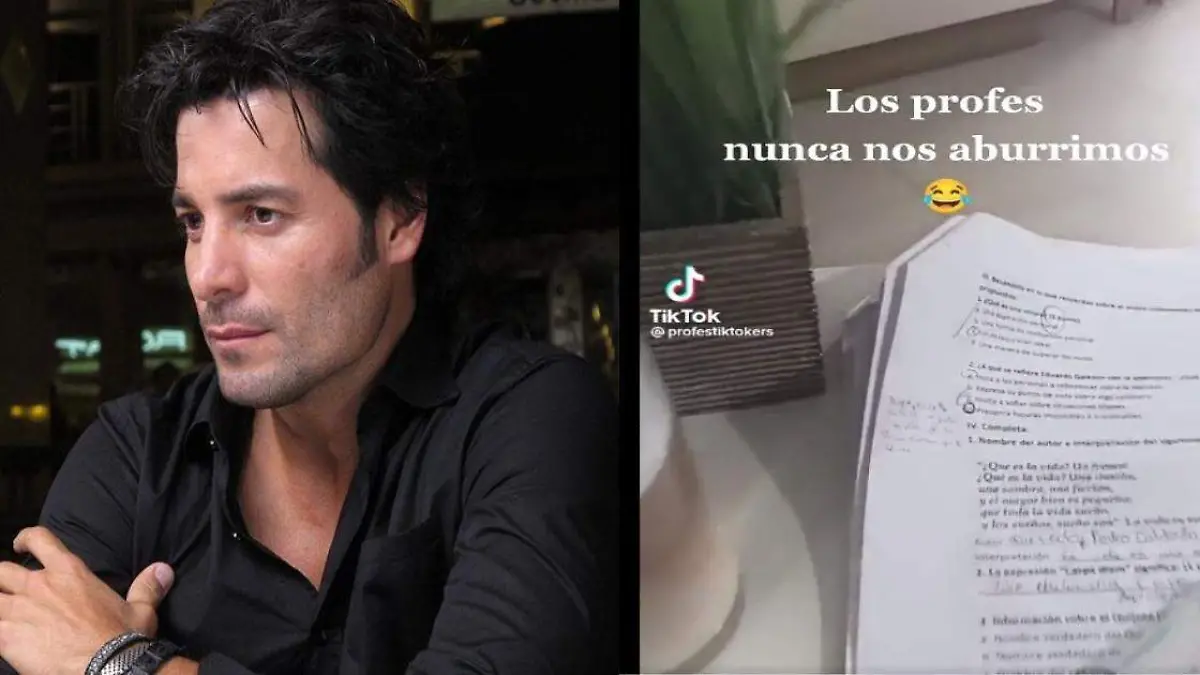 Profesor revisa el examen de un alumno y ve que le pidió ‘perdón a lo Chayanne’